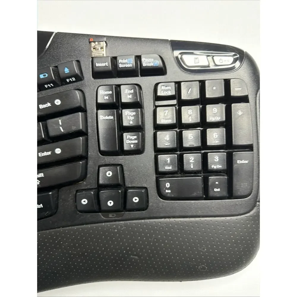 Logitech K350 ( Y-RBN90 ) Wireless Comfort Wave Ergonomic Keyboard W/ UNIFY USB